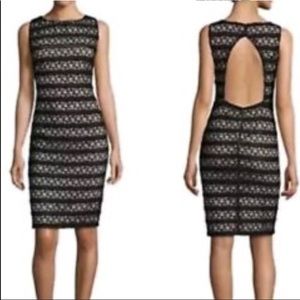 🆕 Alice + Olivia lace keyhole midi style dress